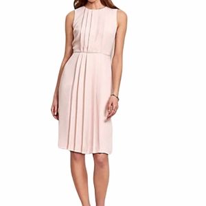 New pleated sheath dress soft seashell 8